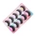 UAMOU 10 Styles 2/5/10/20/30/50/100 Boxes 3D Mink Lashes 5 Pairs Natural Individual Mink False Eye Lashes Make Up Kit Cilios Cheerfully (Color : G405 Size : 2 BOXES (10 pairs))