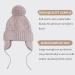 Pesaat Knitted Baby Winter Beanie with Earflap and Pompom | Fleece Lined Infant Toddler Hat for Boys and Girls (6-12 Months, Grey) - Buy Online on GoSupps.com