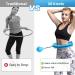 Infinity Hoop Weighted Hula Hoop for Adult Weight Loss - Adjustable Smart Hula Hoop for Abdomen Fitness - Non-Fall Auto Spinning Ball Hoop - Blue - Buy Online on GoSupps.com