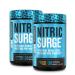 Jacked Factory Nitric Surge Stim Free Pre Workout Powder - Caffeine Free (Blue Raspberry 30 Servings) & (Pineapple Mango 30 Servings)