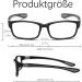 CAMKIDS 4 Pack Ultra Light Reading Glasses for Men & Women - Sport Style TR90 in Black Gray Blue Red | 2.0x Magnification - International Shipping Available - Buy Online on GoSupps.com