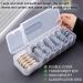 XXmbbjy Disposable Contact Lens Container - Semi-Transparent Organizer for Daily Use - 2 Pieces Brown - Buy Online on GoSupps.com