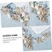 1pc Soft Pottery Flower Comb Hair Pin Hair Barrettes Hair Clip Wedding Hairpin Hair Bands for Women Hair Accessories for Women Bride Hair Comb Bridal Hair Accessories Bridal Comb FRCOLOR - Buy Online on GoSupps.com