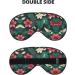 Buy Flower Leaf Print Unisex Sleeping Eye Mask - Soft Comfortable Light-Blocking - Perfect for Travel & Sleep - Buy Online on GoSupps.com
