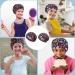 Satin Lined Kids Hair Bonnet for Sleeping - Cute Pattern, Multicoloured - Buy Online on GoSupps.com