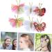 MERRYHAPY 3 Pairs Mini Hair Clip for Kids Butterfly Hair Pin 90s Hair Accessories Trendy Decor Hair Decorations Toddler Hair Accessories Hair Clips Baby Fabric Flash Issue Card - Buy Online on GoSupps.com