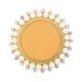 POPETPOP Nail Display Board Makeup Gadgets Nail Showing Holder Nail Mixing Manicure Display Board Nail Drawing Plates Golden Nail Holder Nail Art Christmas Zinc Alloy Color Plate Nail Piece 7.9X7.9X1.2CM Golden