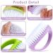 Cobee Hand Nail Brush 2-Pack | Durable Stiff Bristles Nail Cleaner for Men | Deep Cleaning Scrubber (Green & Purple) - International Shipping Available - Buy Online on GoSupps.com