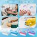 200 Pcs Handle Grip Nail Brush - Fingernail Cleaning Scrubber for Men Women - Pedicure Tool in 4 Colors - Buy Online on GoSupps.com