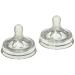 Philips Avent Natural Baby Bottle Nipple  Slow Flow Nipple 1M+  2pk  SCF652/23 2 pack 2 Count (Pack of 1)