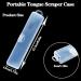 Portable Tongue Scraper Case | Travel-Ready Transparent Tongue Cleaner Holder for Optimal Oral Hygiene - Buy Online on GoSupps.com