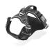 Dog harness for large dogs anti -train dishes no sweater reflective breathable breathable dishes dogs light breast harness Large medium dog safety dishes soft black m black m (1 Pack)
