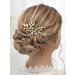 Gold Rhinestone Wedding Hair Comb - Catey Crystal Bride Hair Accessory - Buy Online on GoSupps.com