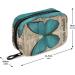 Pfrewn 7-Day Pill Organizer Case - Vintage Blue Butterfly Travel Pouch for Vitamins & Supplements - Portable Weekly Medicine Holder - Buy Online on GoSupps.com