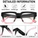 Buy Kokobin 3-Pack Ladies Reading Glasses - Anti-Blue Light Square Readers for Men & Women | 3.5 Diopters - Buy Online on GoSupps.com