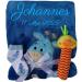 Wuff-Dogsworld Personalized Baby Blanket | Custom Name Embroidery & Gift Set - Baby Rattle or Socks for Baptism & Birth (Boy/Girl) - Buy Online on GoSupps.com