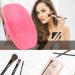 Silicon Makeup Brush Cleaning Mat - Portable Pink Makeup Brush Cleaner Pad - Buy Online on GoSupps.com