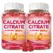 Calcium Citrate Gummies - 1200mg Calcium Gummies Supplements for Women & Men with Vitamin D3 K2 Magnesium Zinc High Absorption for Bone Muscle & Immune Support Strawberry Flavor 120 Count Strawberry 60 Count (Pack of 2)