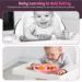 CHEEKYCHOPS 9 PCS Baby Weaning Set & Ebook Includes Baby Plate Adjustable Bib Cup Recipe Ebook Suction Baby Bowl and Spoon Baby weaning Set Baby Pink - Buy Online on GoSupps.com