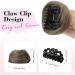 REECHO 2 PCS Mini Claw Clip in Messy & Cat Ears Hair Bun Extensions Wig Accessory Updo Hairpieces for Women Girls (Pack of 2-3" Straight Ash Light Brown) Pack of 2 - 3" Straight Ash Light Brown - Buy Online on GoSupps.com