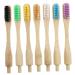 FRCOLOR 21 Pcs Toothbrush Head Organic Toothbrush Natural Wooden Nylon Bristle Toothbrushes Ultra Soft Toothbrush Wood Toothbrush Toothbrushes Replaceable Bristles Bamboo