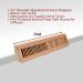 Handua 24" Wooden Corner Baseboard Register | Return Air Grille | Natural Red Oak Air Diffuser | Decorative Vent Cover for 24" Baseboard Space - Buy Online on GoSupps.com