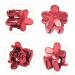 Mini Glitter Flower Claw Hair Clips - 100PCS Assorted Colors for Women & Girls - Buy Online on GoSupps.com