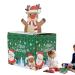 Christmas Money Boxes Set | Paper Christmas Money Box for Kids with 30 Bags Candy Box Holiday Cash Pull Package Box for Loved Person Green