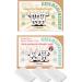Laundry Detergent Sheets Set Laundry Sheets Detergent for Underwear and Bra Eco Friendly for Home Dorm Travel Camping & Hand Washing Fresh Scent 60 Sheets per Box 2 Boxes