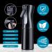 AOOWU 2PCS Continuous Water Mister Spray Bottle 200ml - Salon Hairdressing & Home Cleaning - Fine Mist Spray for Plants & Pets - Black+White - Buy Online on GoSupps.com