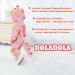 Doladola Baby Hooded Dinosaur Romper | 12-18 Months | Dusty Pink Onesie - Buy Online on GoSupps.com