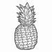 Dopetattoo Six sheets Temporary Tattoos for Men and Women Pineapple Hawaiian Fake tattoos for Men and Women Neck Arm Chest
