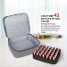 KGMCARE Travel Nail Polish Organizer - Holds 42 Bottles - Large Capacity Double-Layer Carrying Case for Manicure Set - Portable Storage Bag in Gray - Buy Online on GoSupps.com