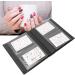 Nail Sticker Display Book Nail Stickers Storage Albums Nail Sticker Album Cardboard Kraft Paper for Nail Salons Family Photo Storage(Black) - Buy Online on GoSupps.com