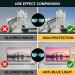 Stylish Borderless Anti-Blue Light Reading Glasses +3.0 for Men & Women - Light Green Crystal Lenses - Buy Online on GoSupps.com