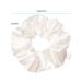 Silk Scrunchies for Hair - No Crease Hair Ties for Thick Curly Hair | Soft Ponytail Holders in White, Black, Navy, Gray - Buy Online on GoSupps.com