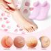 minkissy Silicone Socks: 4 Pairs Soft Gel Socks Moisturizing Foot Socks Aloe Socks Womens Spa Pedicure Socks for Repairing Dry Feet Beauty Salon - Buy Online on GoSupps.com