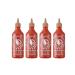 Flying Goose Sriracha Extra Garlic Hot Chilli Sauce 455ml (Pack of 4)