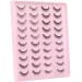 Kiromiro Faux Mink Wispy Natural Look False Eyelashes - 4 Style Pack | 3D Fluffy Strip Lashes - Buy Online on GoSupps.com