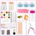 Professional Acrylic Nail Kit for Beginners - 12 Glitter Powders & Essential Tools for DIY Nail Art - Buy Online on GoSupps.com