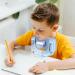Sitting Posture Corrector for Kids | Height Adjustable Students Vision Writing Desk Posture Corrector | Sitting Posture Corrector for Kids Reading and Writing Anti Myopias Light Blue - Buy Online on GoSupps.com