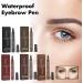 2024 Upgraded Natural Brows Eyebrow Pen 3D Waterproof Microblading Eyebrow Pencil Magic Contouring Pen Long-Lasting 4 Tipped Precise Brow Pen for Natural Makeup (Black) - Buy Online on GoSupps.com