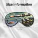 Fishing Rod Print Double-Sided Eye Mask Soft and Light Blocking for Enhancing Sleep Quality - Buy Online on GoSupps.com