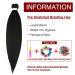 20'' Pre Stretched Natural Black Braiding Hair - Pack of 8 | Soft Yaki Texture, Hot Water Setting - Buy Online on GoSupps.com