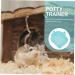 Sosoport Pet Hamster Rabbit Toilet Basin Potty Trainer Corner Small Animal Rabbit Litter Rabbit Potty Green - Buy Online on GoSupps.com