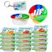 Good Morning Trio of Peanut Butter and Jam Bliss - 15 Jif Peanut Butter 5 Strawberry jelly 5 Raspberry Jelly and 5 Orange Marmalade Spread - On-The-Go Portion Control Pack for Travelers & Meal Prep 30 Cups Total - Comes with a one of a kind Keychain by Pa