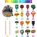 Superhero Birthday Cake Toppers Set - 17 Pieces | Party Decorations for Fans of Super Hero | Cupcake Toppers & Cake Decor Supplies - Buy Online on GoSupps.com