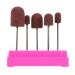 Beaupretty 2 Sets Nail Sand Ring Cap Nail Art Bit Tools Nail Art Drill Bit Tool Felt Wool Nail Drill Bit Nail Drill Kit Manicure Pedicure Drill Bit Polishing Heads Nail To Rotate File Foot