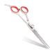 Professional Hairdresser Thinning Scissor with Hook 6" with Dial Spring Screw - Anti-Rust Barber Scissor - Razor-Edge Steel Hair Thinning Scissors for Texturing - Finger Ring Pads - for Hair Types Thinning Scissor 6"