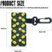 SCRAWLGOD Lemon Print Lip Balm Holder Keychain Portable Lip Balm Sleeve keychain Chapstick Holder Secure and Nice Hand Feeling Set of 5 Lemon 5 - Buy Online on GoSupps.com